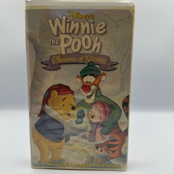 Disneys Winnie The Pooh: Seasons Of Giving 1999 VHS Full-Length Feature - Picture 1 of 3